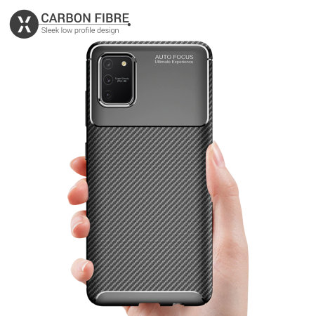 Olixar Carbon Fibre Samsung Galaxy S10 Lite Case - Black