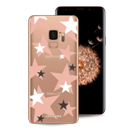 LoveCases Samsung Galaxy S9 Plus - Pink Stars