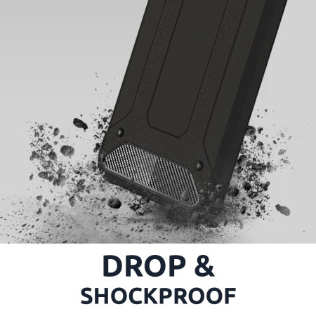 Olixar Delta Armour Protective Samsung Note 10 Lite Case - Black