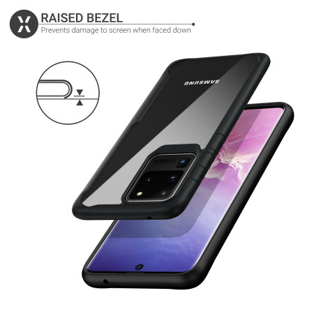 Olixar NovaShield Samsung Galaxy S20 Ultra Bumper Case - Black