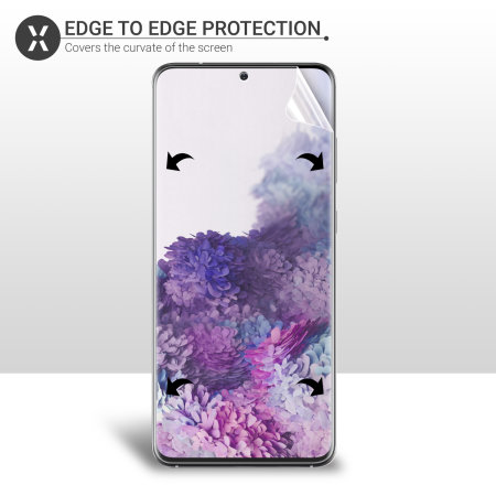 Olixar Front And Back Samsung Galaxy S20 Plus TPU Screen Protectors