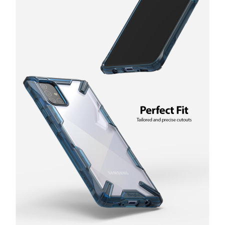 Ringke Fusion X Samsung Galaxy A71 Tough Case - Space Blue
