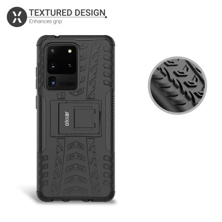 Olixar ArmourDillo Samsung Galaxy S20 Ultra Protective Case - Black