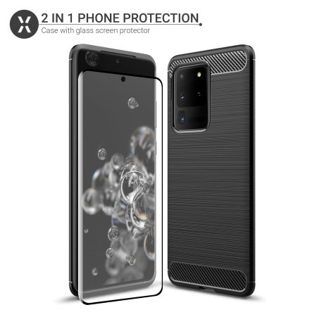 Olixar Sentinel Samsung S20 Ultra Case And Glass Screen Protector