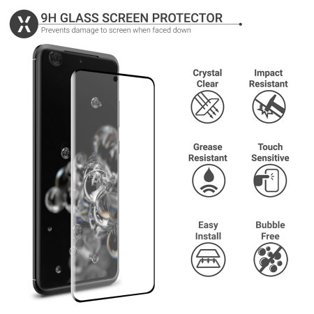 Olixar Sentinel Samsung S20 Ultra Hülle und Panzerglas Schutzfolie
