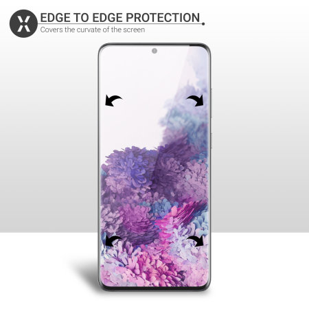 Protection d'écran Samsung Galaxy S20 Plus Olixar – Pack de 2 films