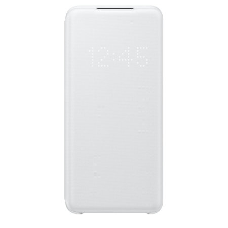 Official Samsung Galaxy S20 LED View Cover Case - White