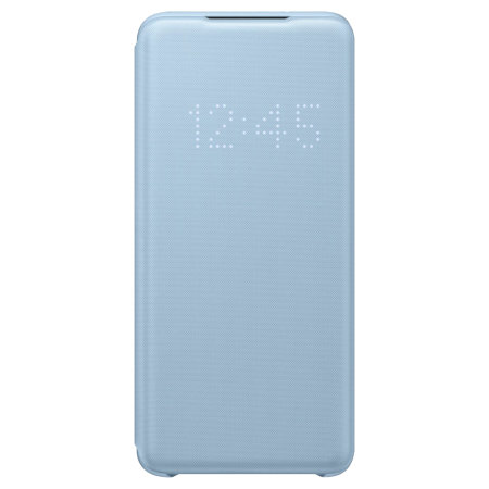 Official LED View Cover Samsung Galaxy S20 Hülle - Himmelblau