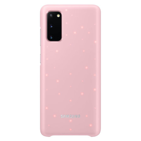 Offizielle LED Cover Samsung Galaxy S20 Hülle - Rosa