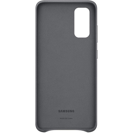 Official Samsung Galaxy S20 Leather Cover Case - Grey
