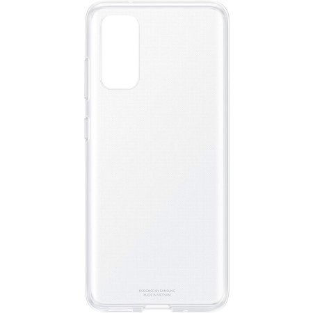 Offisielle Clear Cover Samsung Galaxy S20 Deksel - Gjennomsiktig