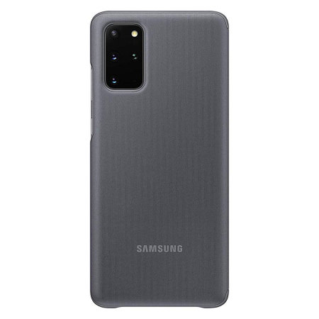 Funda Samsung Galaxy S20 Plus Clear View Cover oficial -Gris