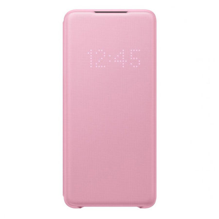Officieel Samsung Galaxy S20 Plus LED View Cover Hoesje - Roze
