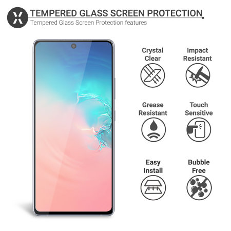 Olixar Samsung Galaxy S10 Lite Tempered Glass Screen Protector