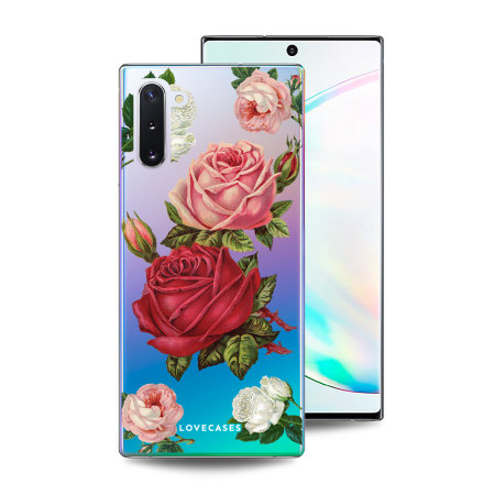 LoveCases Samsung Galaxy Note 10 Gel Case - Roses