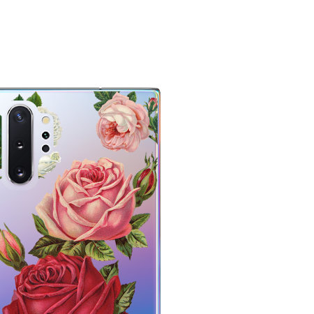 LoveCases Samsung Note 10 Plus 5G Roses Clear Phone Case
