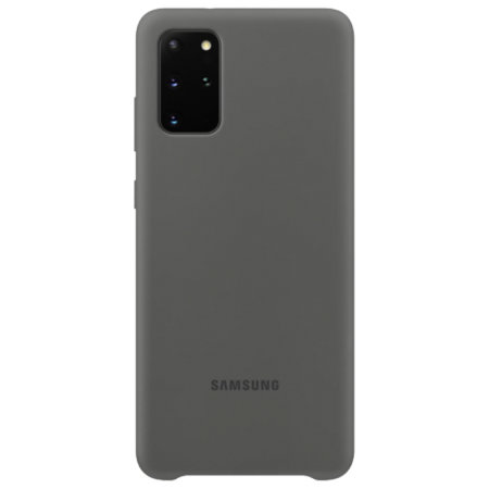 Offizielle Silicone Cover Samsung Galaxy S20 Plus Hülle - Grau