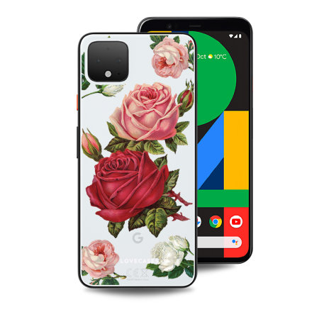 LoveCases Google Pixel 4 Gel Case - Roses