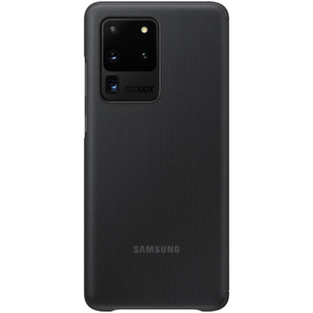 Housse officielle Samsung Galaxy S20 Ultra Clear View Cover – Noir