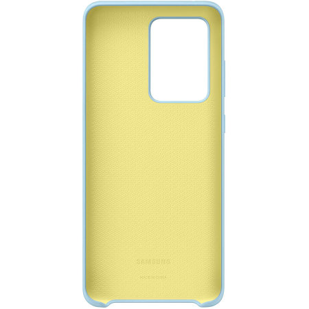 Coque Officielle Samsung Galaxy S20 Ultra Silicone Cover – Bleu ciel