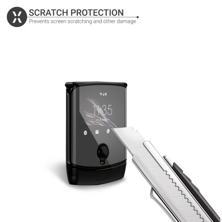 Olixar Front And Back Motorola Moto Razr 2019 Film Screen Protectors