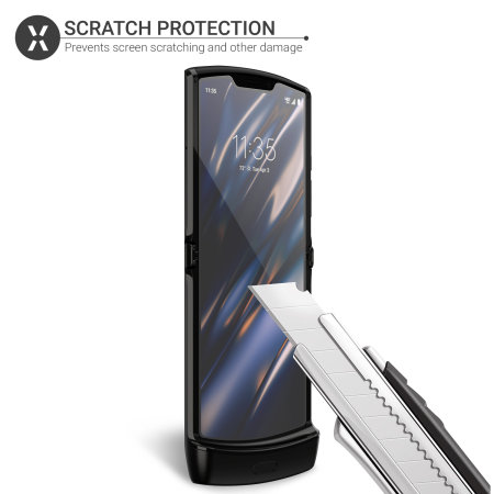 Olixar Motorola Moto Razr 2019 Film Screen Protector 2-in-1 Pack