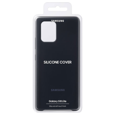 Official Samsung Galaxy S10 Lite Silicone Cover Case - Black