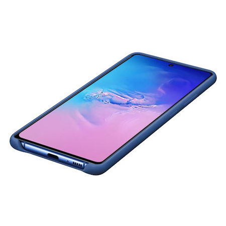 Funda Samsung Galaxy S10 Lite Oficial Silicone Cover - Azul