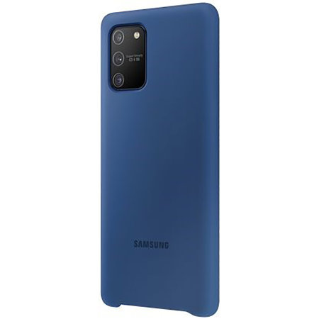 Coque Officielle Samsung Galaxy S10 Lite Silicone Cover – Bleu