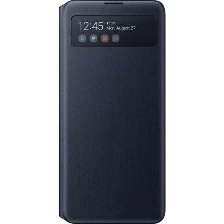 Official Samsung Galaxy Note 10 Lite S-View Flip Cover Case - Black