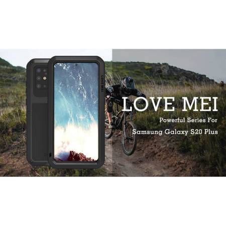 Love Mei Powerful Samsung Galaxy S20 Plus Hülle Schutz - Schwarz