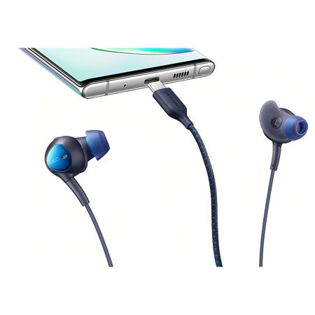 Écouteurs USB-C officiels Samsung AKG intra-auriculaires ANC – Bleu