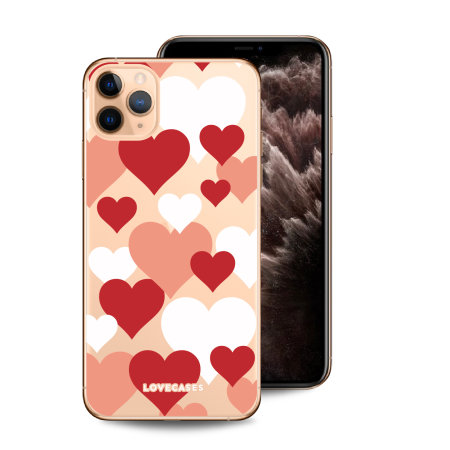 LoveCases iPhone 11 Pro Max Gel Case - Lovehearts