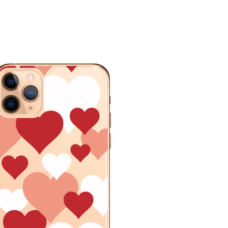 Coque iPhone 11 Pro LoveCases Cœurs d'amour de Saint Valentin