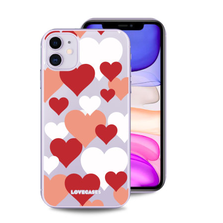 LoveCases iPhone 11 Gel Case - Lovehearts