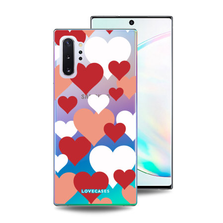 LoveCases Samsung Galaxy Note 10 Plus 5G Gel Case - Hearts