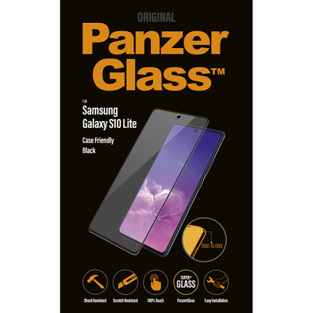 PanzerGlass Samsung Galaxy S10 Lite Screen Protector - Black