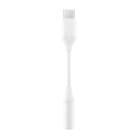 Official Samsung S20 Plus USB-C To 3.5mm Audio Aux Adapter - White