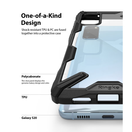 Ringke Fusion X Samsung Galaxy S20 Tough Case - Black