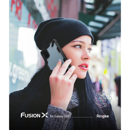 Ringke Fusion X Samsung Galaxy S20 Tough Case - Black