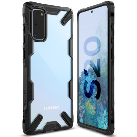Coque Samsung Galaxy S20 Ringke Fusion X – Noir
