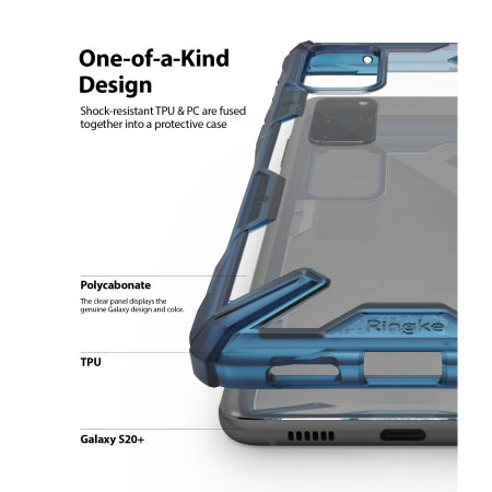 Funda Samsung Galaxy S20 Plus Rearth Ringke Fusion X - Azul Espacial
