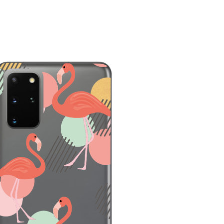 LoveCases Samsung Galaxy S20 Plus Hülle Flamingo