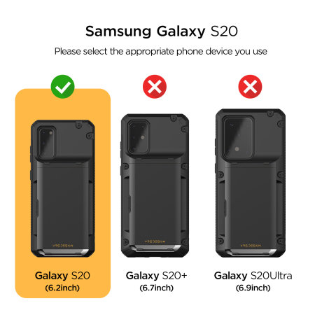 Funda Samsung Galaxy S20 VRS Damda Glide Pro - Negra