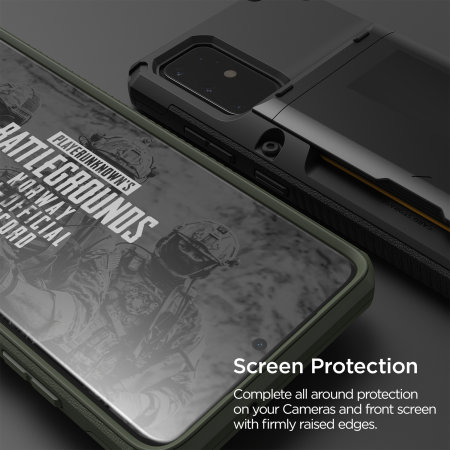VRS Damda Glide Pro Samsung Galaxy S20 Tough Case - Green