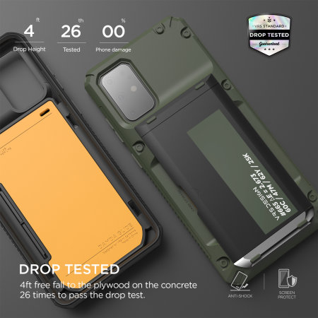 VRS Damda Glide Pro Samsung Galaxy S20 Tough Case - Green