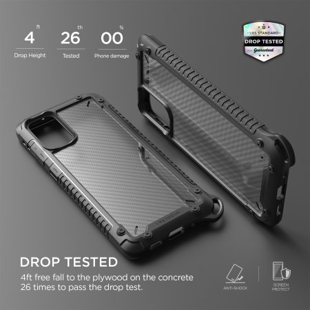 VRS Damda Crystal Mixx Pro Samsung Galaxy S20 Plus Case - Carbon Black