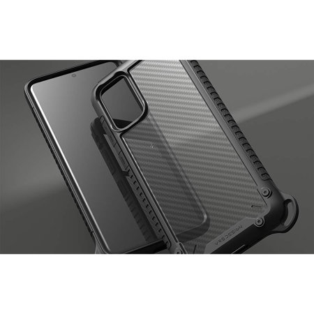 VRS Damda Crystal Mixx Pro Samsung Galaxy S20 Ultra Case -Carbon Black
