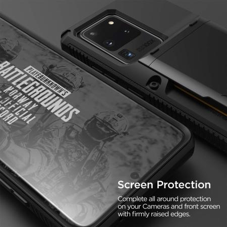 VRS Damda Glide Pro Samsung Galaxy S20 Ultra Tough Case - Black