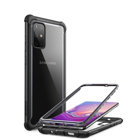 i-Blason Ares Samsung Galaxy S20 Plus Deksel Og skjermbeskytter Svart